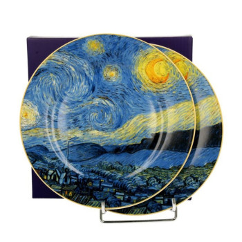 Set desertnih tanjira DUO Van Gogh Starry Night 