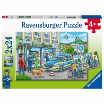 Puzzle RAVENSBURGER Policajci na poslu 2x24 