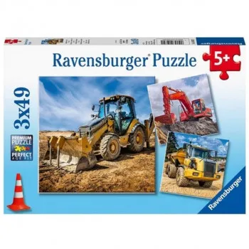 Puzzle RAVENSBURGER Mašine u radu 3x49 