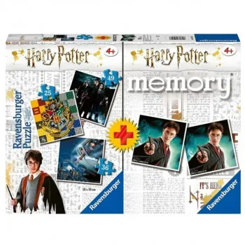 Puzzle RAVENSBUGER Harry Potter 3 slagalice i igra memorija 