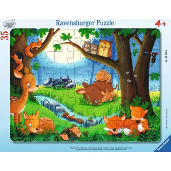 Puzzle RAVENSBURGER Male životinje spavaju 35 