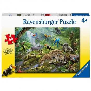 Puzzle RAVENSBURGER Životinje prašume 60 