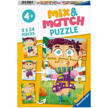 Puzzle RAVENSBURGER Mix and Match 3x24 