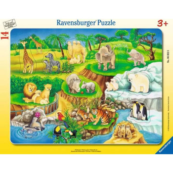 Puzzle RAVENSBURGER Životinje u zoo vrtu 14 