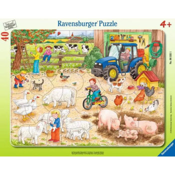 Puzzle RAVENSBURGER Na velikoj farmi 40 