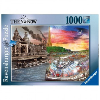 Puzzle RAVENSBURGER Pariz nekad i sad 1000 