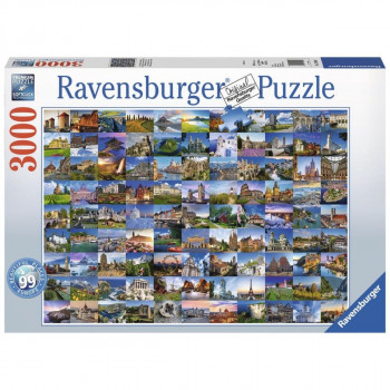 Puzzle RAVENSBURGER 99 najlepših mesta na svetu 3000 