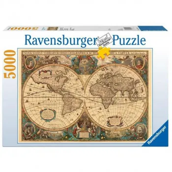 Puzzle RAVENSBURGER Antička mapa sveta 5000 