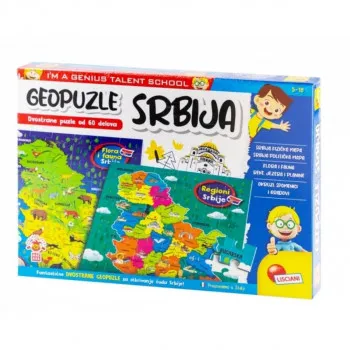 Geopuzle Moja Srbija LISCIANI 2u1 
