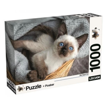 Puzzle LISCIANI 1000 Mačke + Poster 