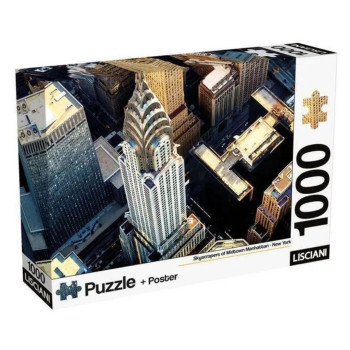 Puzzle LISCIANI 1000 Njujork + Poster 