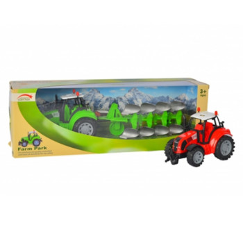 Traktor sa plugom 