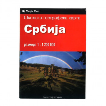 Karta Srbije MAGIC MAP 1:1200000 