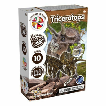 Iskopaj fosil Triceratopsa 