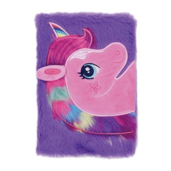 Plišani notes sa vezon Unicorn 
