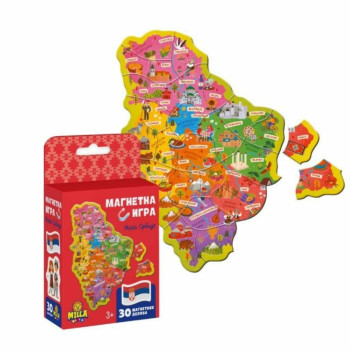 Magnetne puzzle - Mapa Srbije 