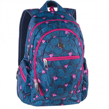 Školski ranac PULSE Dobby - Pink Heart 