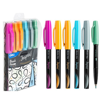 Set flomastera DELI Inspira Brush 
