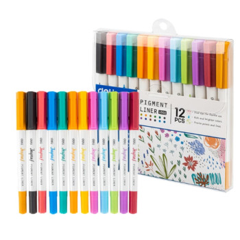 Set flomastera DELI Pigment 