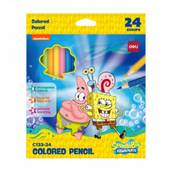 Drvene bojice 24 DELI Sunđer Bob 