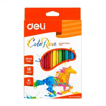 Plastične bojice 18 DELI Color Run 