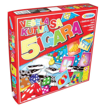 Vesela kutija sa 5 igara PANGRAF 