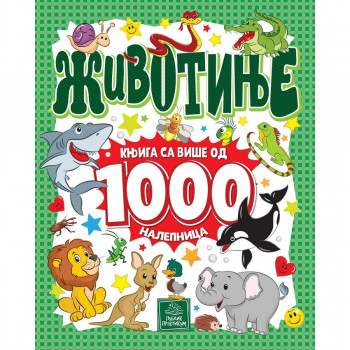 ŽIVOTINJE - knjiga sa više od 1000 nalepnica PUBLIK PRAKTIKUM 
