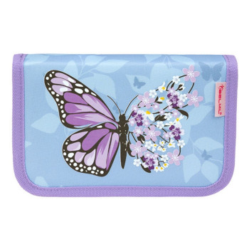 Prazna pernica BELMIL 1 zip - Blue Butterfly 