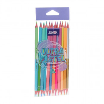 Drvene bojice 12 JUNIOR Pastel dual 