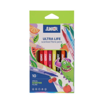 Flomasteri 10 JUNIOR Ultra Mirišljavi 