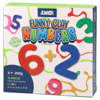Play dough masa JUNIOR sa kalupima Brojevi 