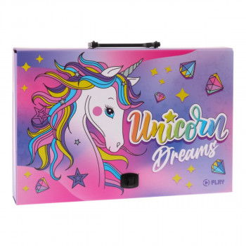 Koferče sa ručkom A4 PLAY - Unicorn 