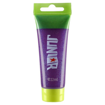 Tempera JUNOR glitter ljubičasta 22ml 