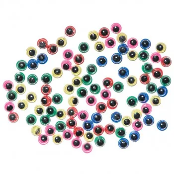 Oči okrugle u boji 5mm - Crafty deco 