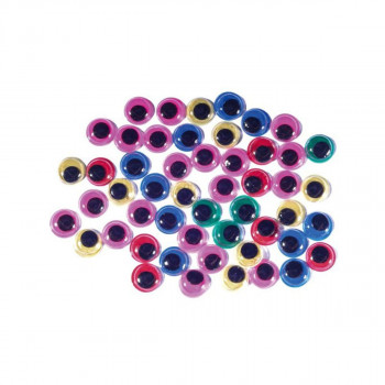 Oči okrugle u boji 10mm - Crafty deco 