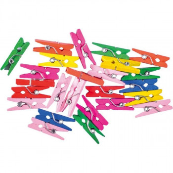 Štipaljke CRAFT mini šarene 