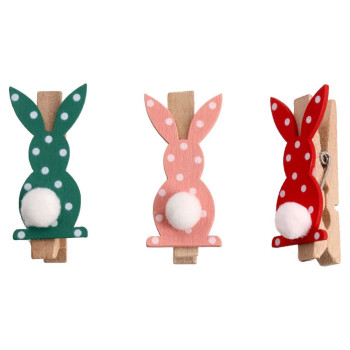 Štipaljke zeke - Crafty deco 