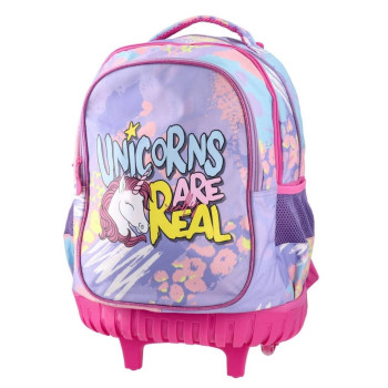 Anatomski ranac sa točkićima PLAY - Real Unicorns 