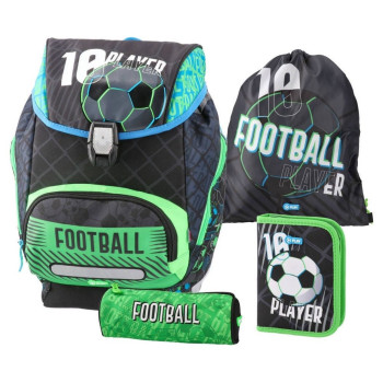 Anatomski ranac PLAY Logic set 4u1 - Neon Football 