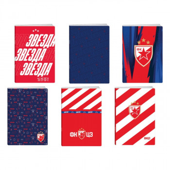 Sveska A5 kocke PLAY Crvena Zvezda 