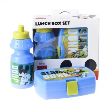 Lunch box kutija za užinu i flašica - Mickey set 