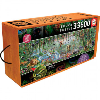 Puzzle EDUCA 33600 Wildlife 