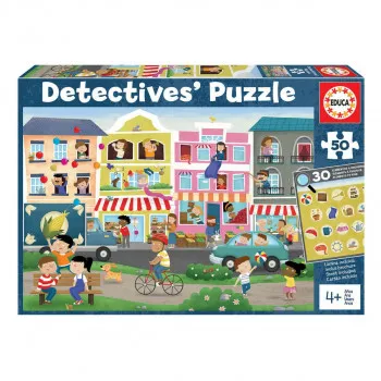 Puzzle EDUCA 50 Detective Busy Town 