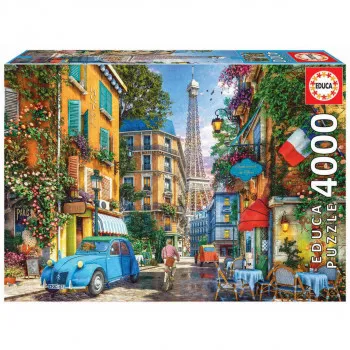 Puzzle EDUCA 4000 Old Streets Paris 
