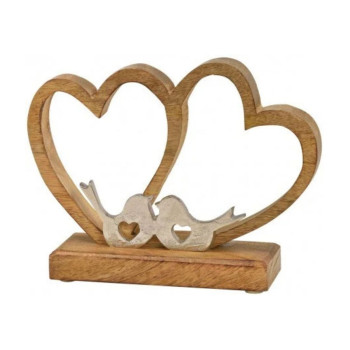 Figura dva srca sa pticama 