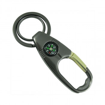 Privezak karabiner sa kompasom 