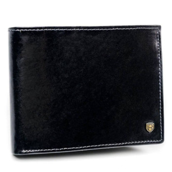 Muški kožni novčanik crni ROVICKY 