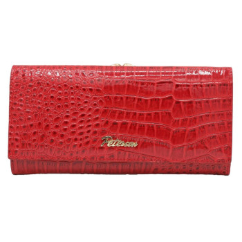 Kožni novčanik PETERSON Luxury crveni 