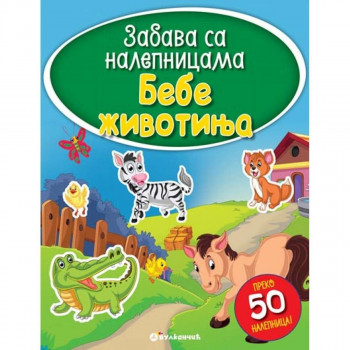 Zabava sa nalepnicama bebe životinja VULKAN 