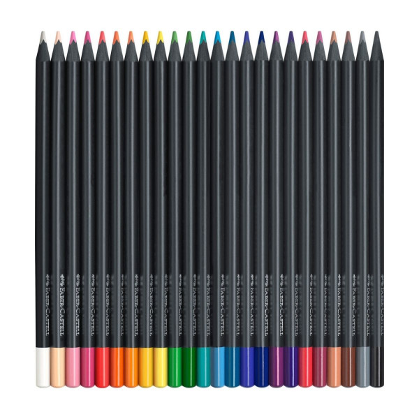 Drvene bojice 24 FABER CASTELL Black Edition 